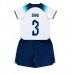 Cheap England Luke Shaw #3 Home Football Kit Children World Cup 2022 Short Sleeve (+ pants)